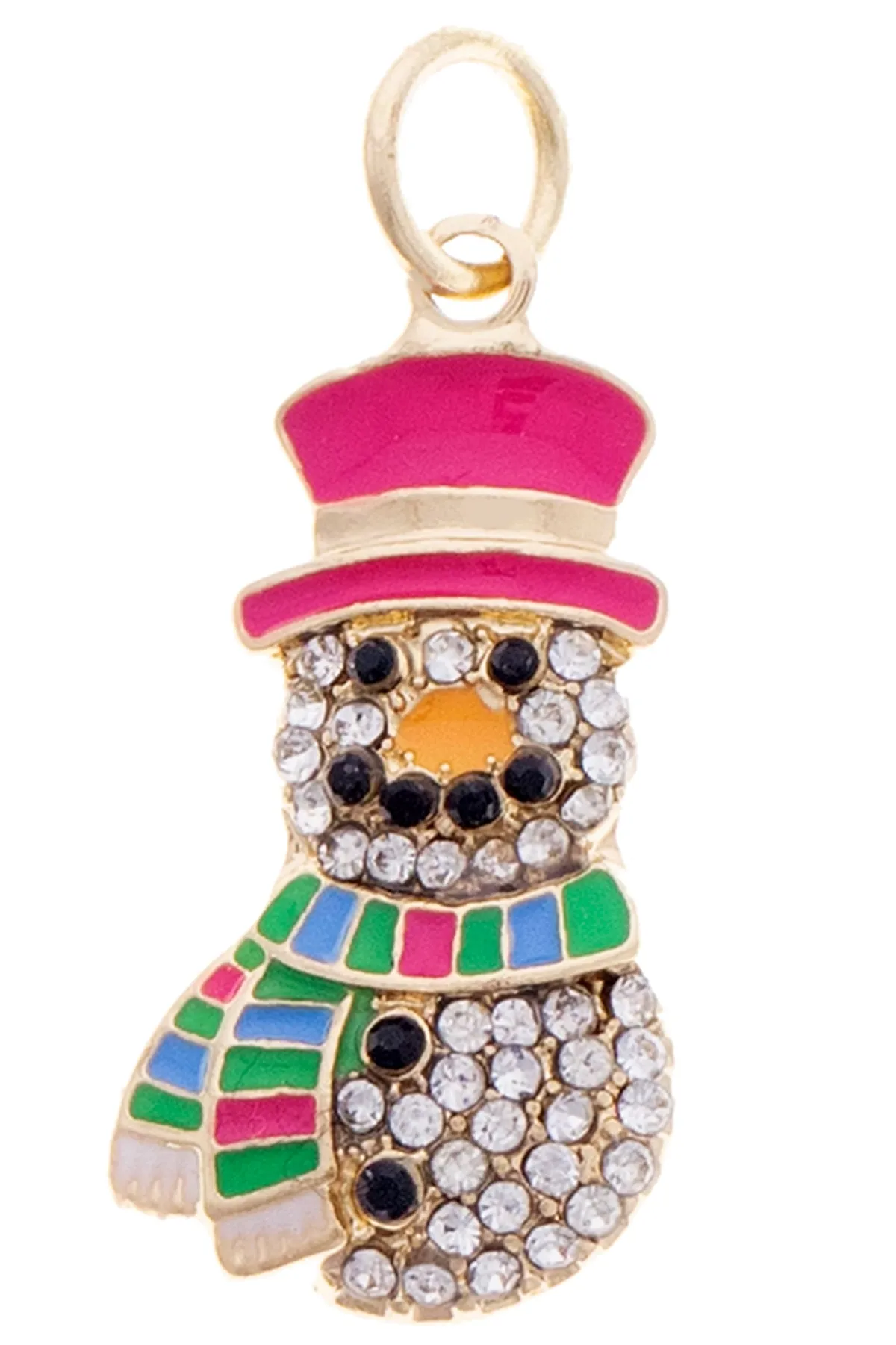 Pave Snowman Charm in Multi sold by Canvas Style