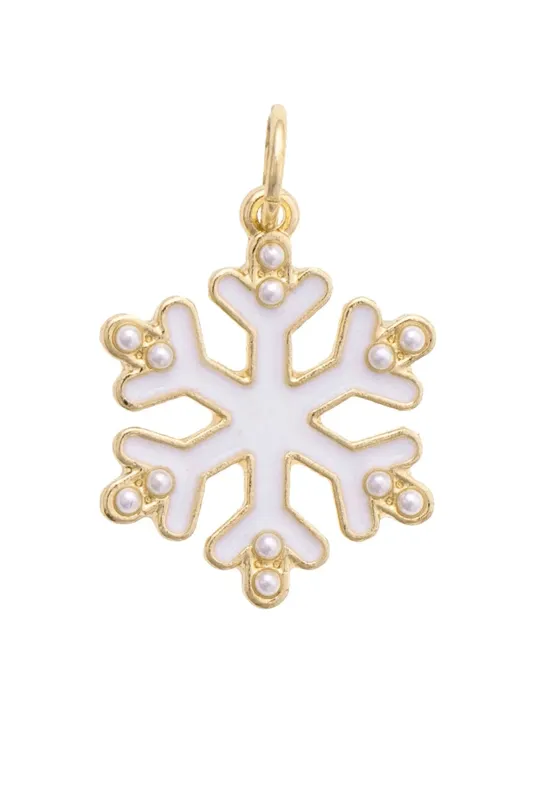 Rhinestone Enamel Snow Ski Earrings in Multi made by Canvas Style