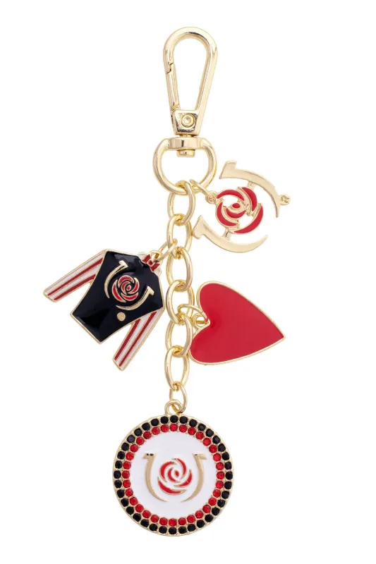 Kentucky Derby Cluster Bag Charm in Multi sold by Canvas Style