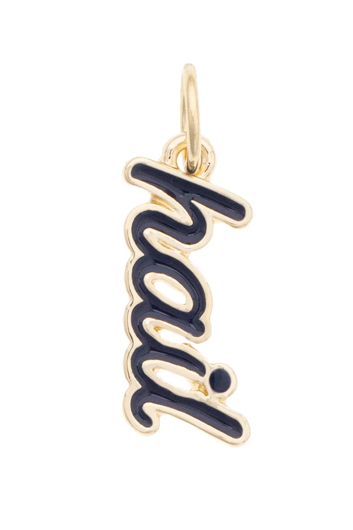 Michigan Wolverines Enamel Script Charm sold by Canvas Style
