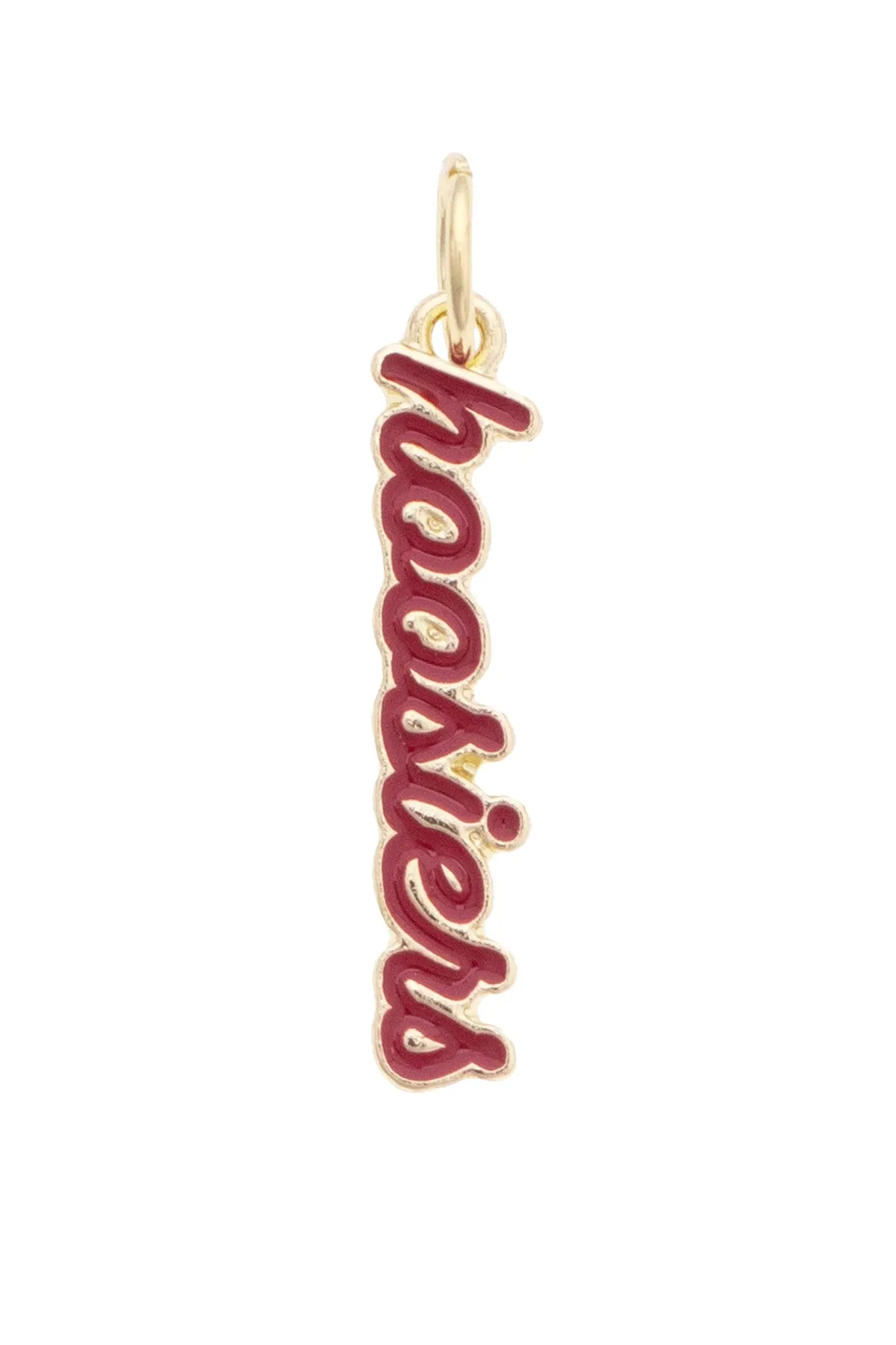 Indiana Hoosiers Enamel Script Charm sold by Canvas Style