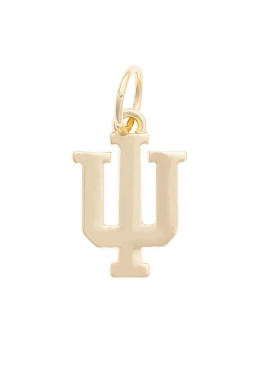 PREORDER 4/10: Indiana Hoosiers Shiny Gold Logo Charm made by Canvas Style