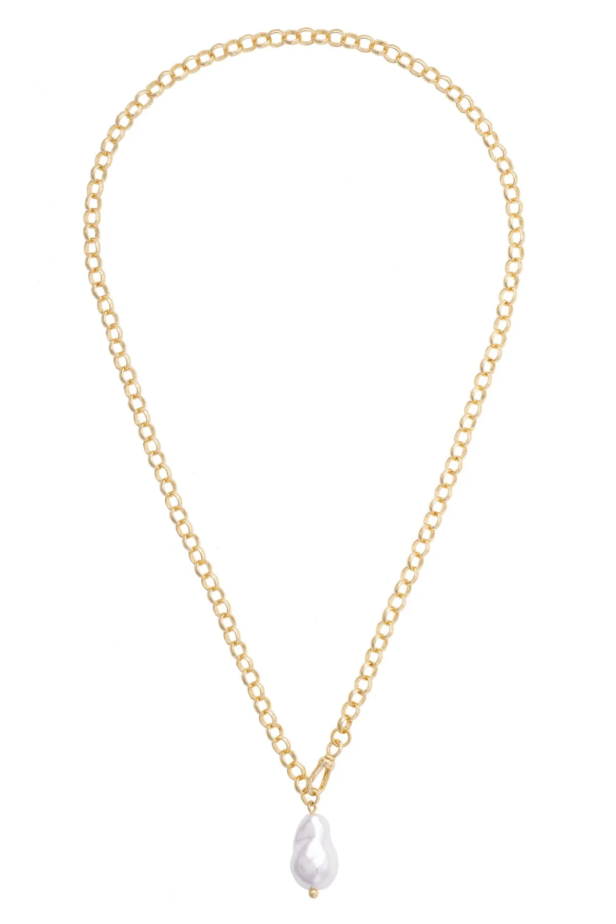 Elsa Pearl Pendant Convertible Necklace in Ivory sold by Canvas Style