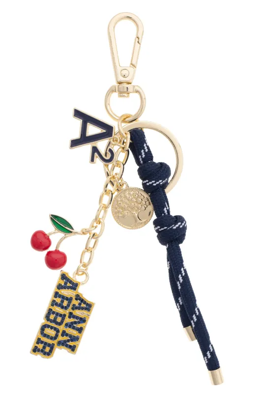 Ann Arbor Cluster Paracord Bag Charm made by Canvas Style