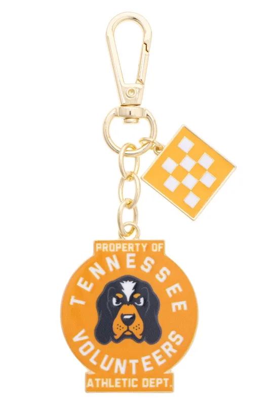 Tennessee Vols Vintage Athletic Department Enamel Bag Charm made by Canvas Style