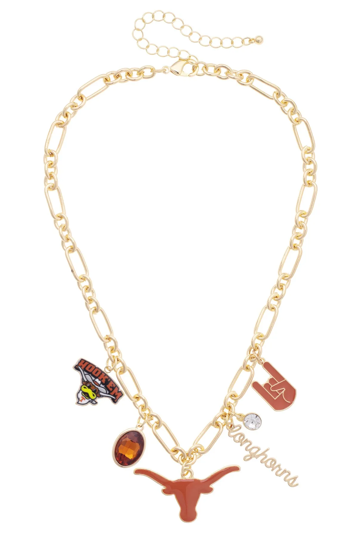 Texas Longhorns Gameday Charm Necklace sold by Canvas Style