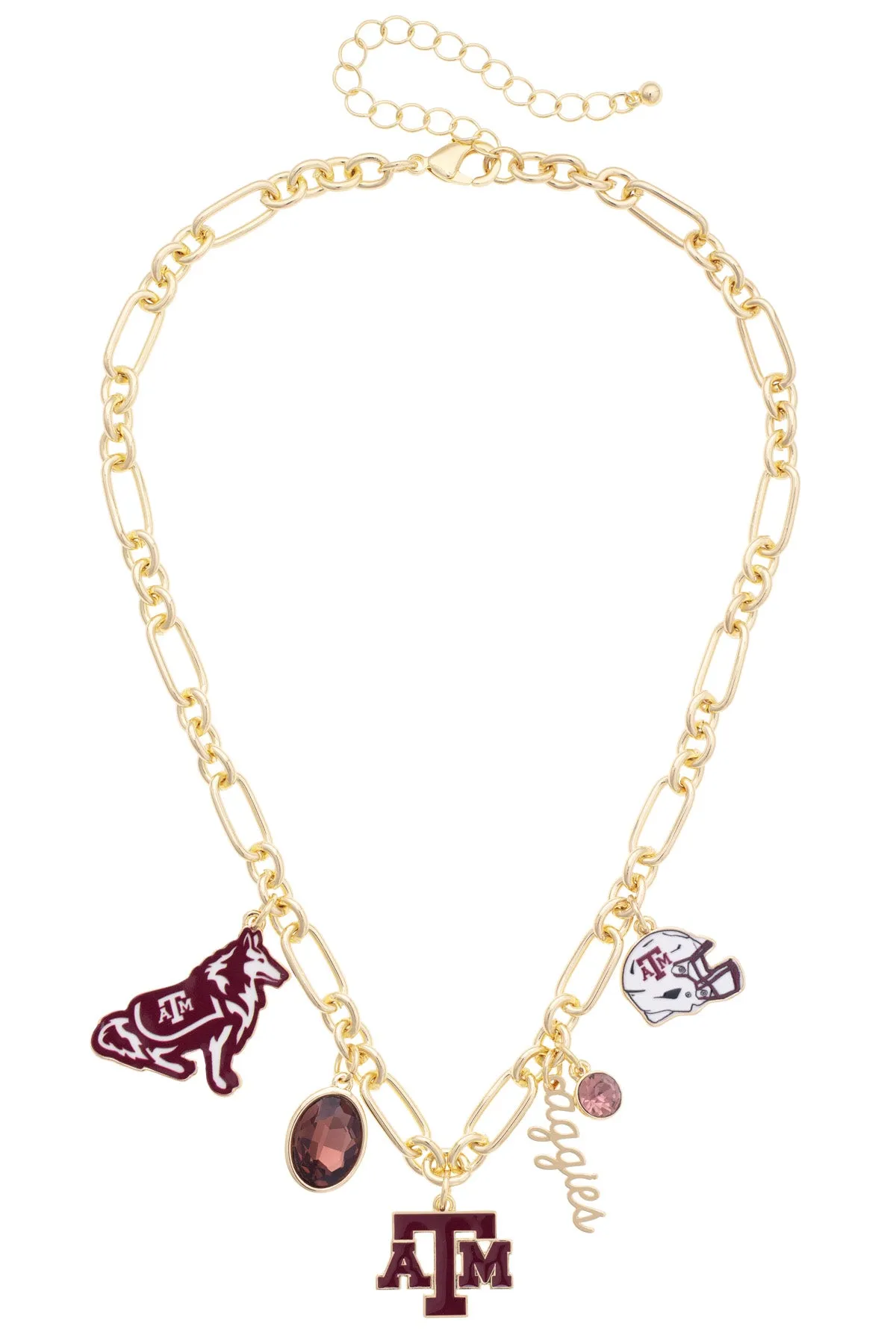 Texas A&M Aggies Gameday Charm Necklace sold by Canvas Style