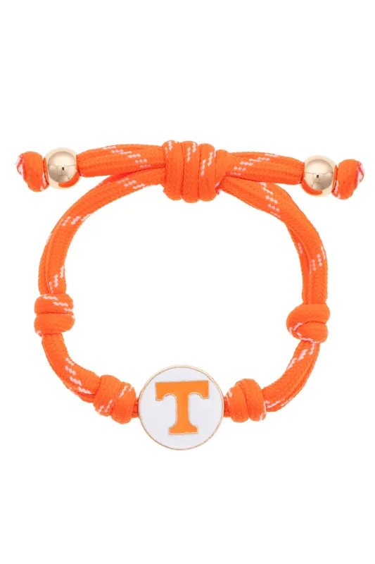 Tennessee Vols Logo Paracord Bracelet made by Canvas Style