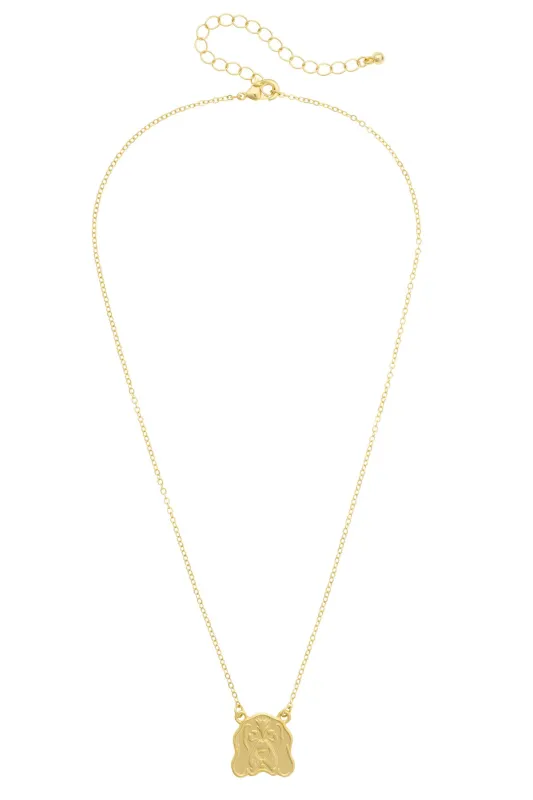 Tennessee Vols 24K Stamped Logo Necklace made by Canvas Style