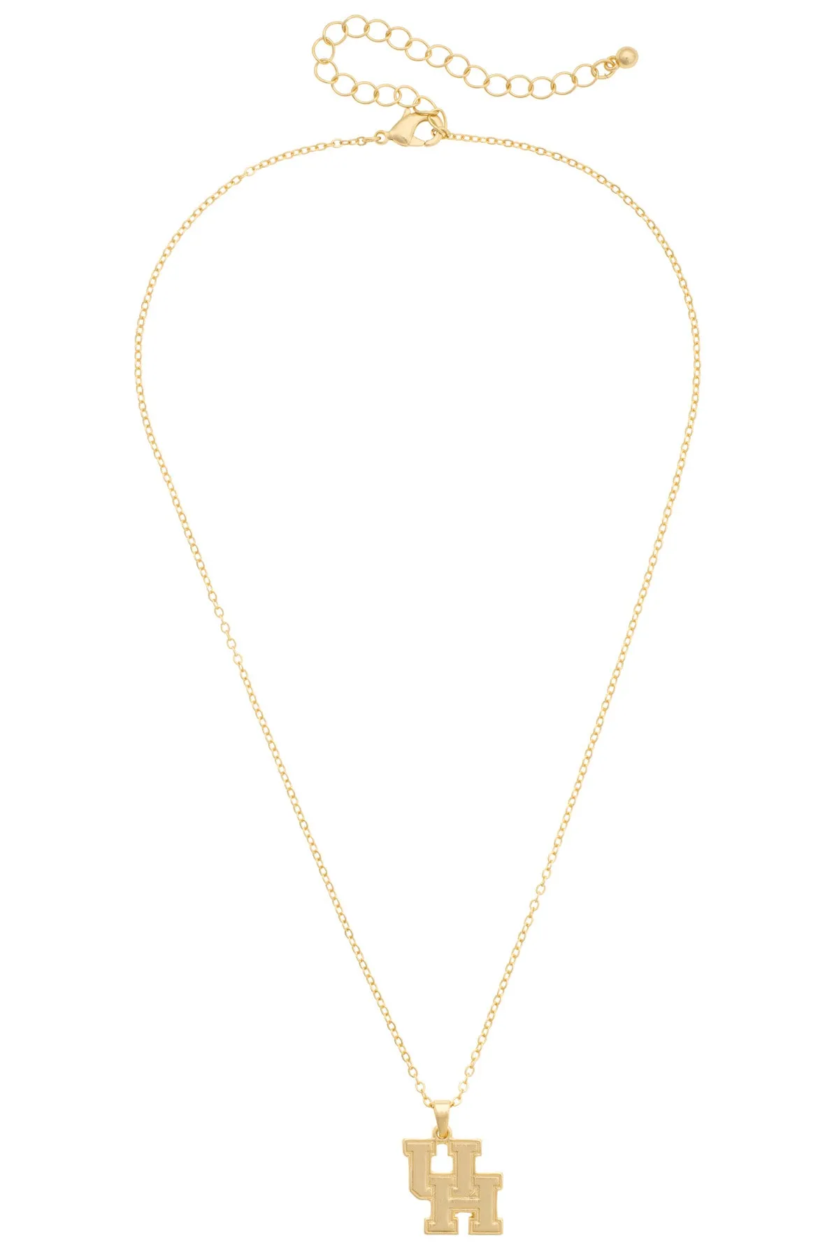Houston Cougars 24K Gold Plated Pendant Necklace sold by Canvas Style