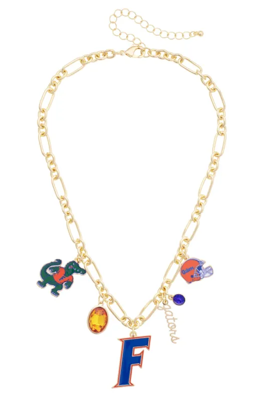 Florida Gators Gameday Charm Necklace made by Canvas Style