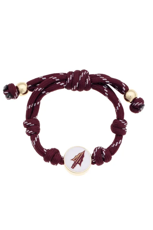 Florida State Seminoles Logo Paracord Bracelet made by Canvas Style