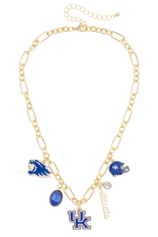 Kentucky Wildcats Gameday Charm Necklace made by Canvas Style