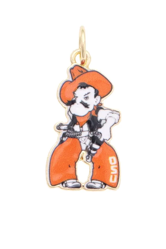 Oklahoma State Cowboys Game Day Enamel Mascot Charm made by Canvas Style