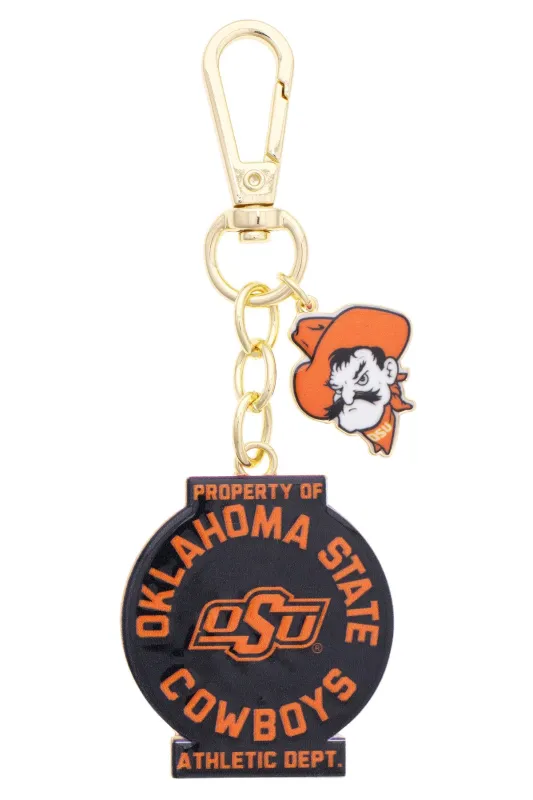 Oklahoma State Cowboys Vintage Athletic Department Enamel Bag Charm made by Canvas Style