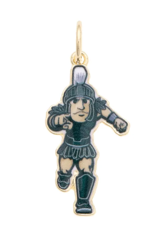 Michigan State Spartans Enamel Mascot Charm made by Canvas Style