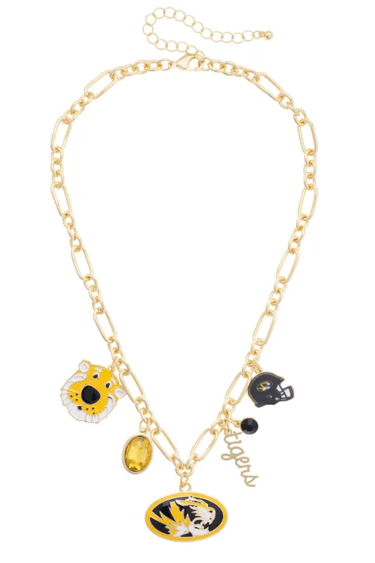 Missouri Tigers Gameday Charm Necklace made by Canvas Style