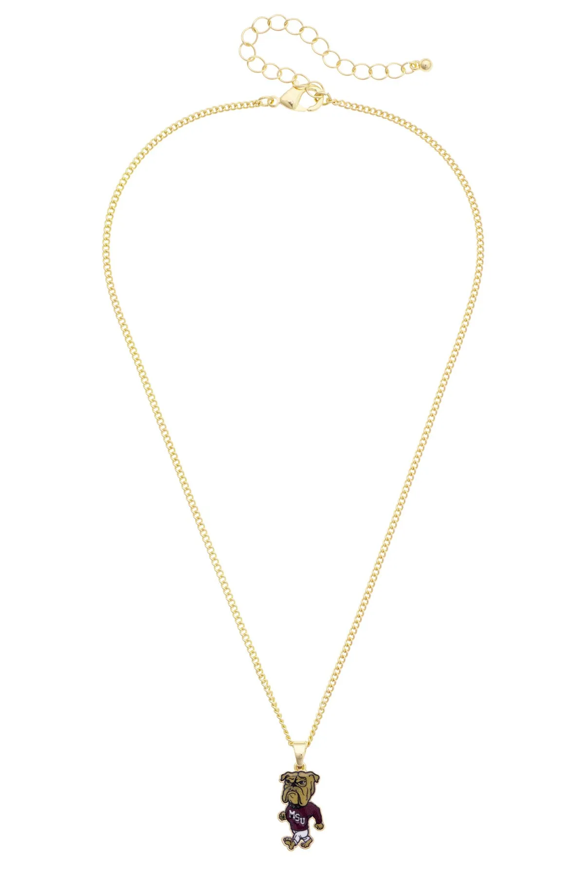 Mississippi State Bulldogs Enamel Icon Necklace sold by Canvas Style