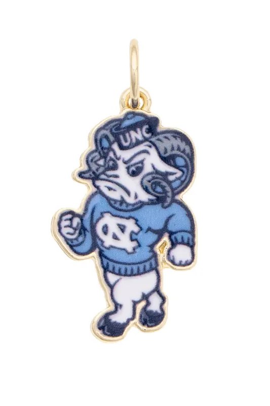 North Carolina Tar Heels Enamel Mascot Charm made by Canvas Style