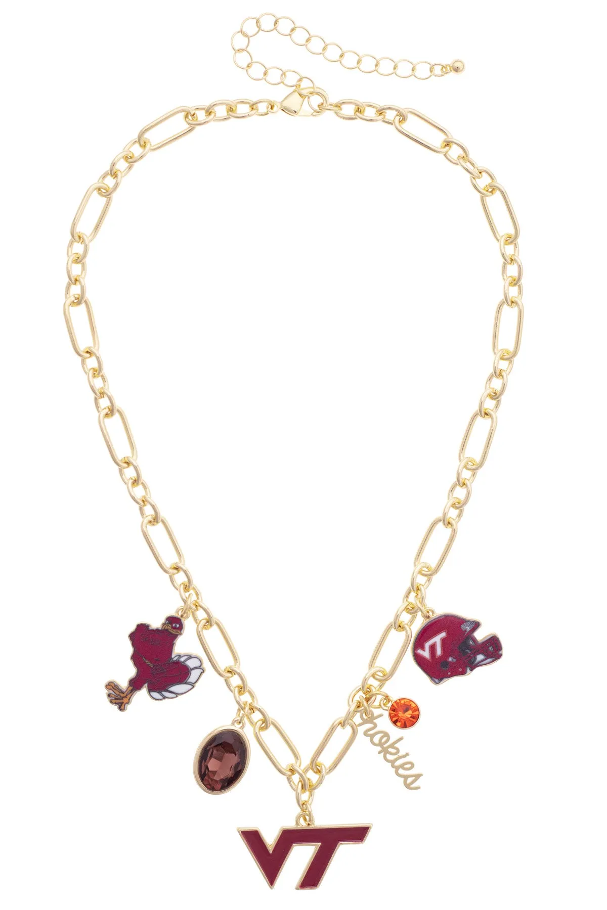 Virginia Tech Hokies Gameday Charm Necklace sold by Canvas Style