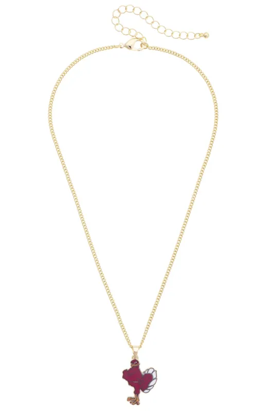 Virginia Tech Hokies Enamel Icon Necklace made by Canvas Style