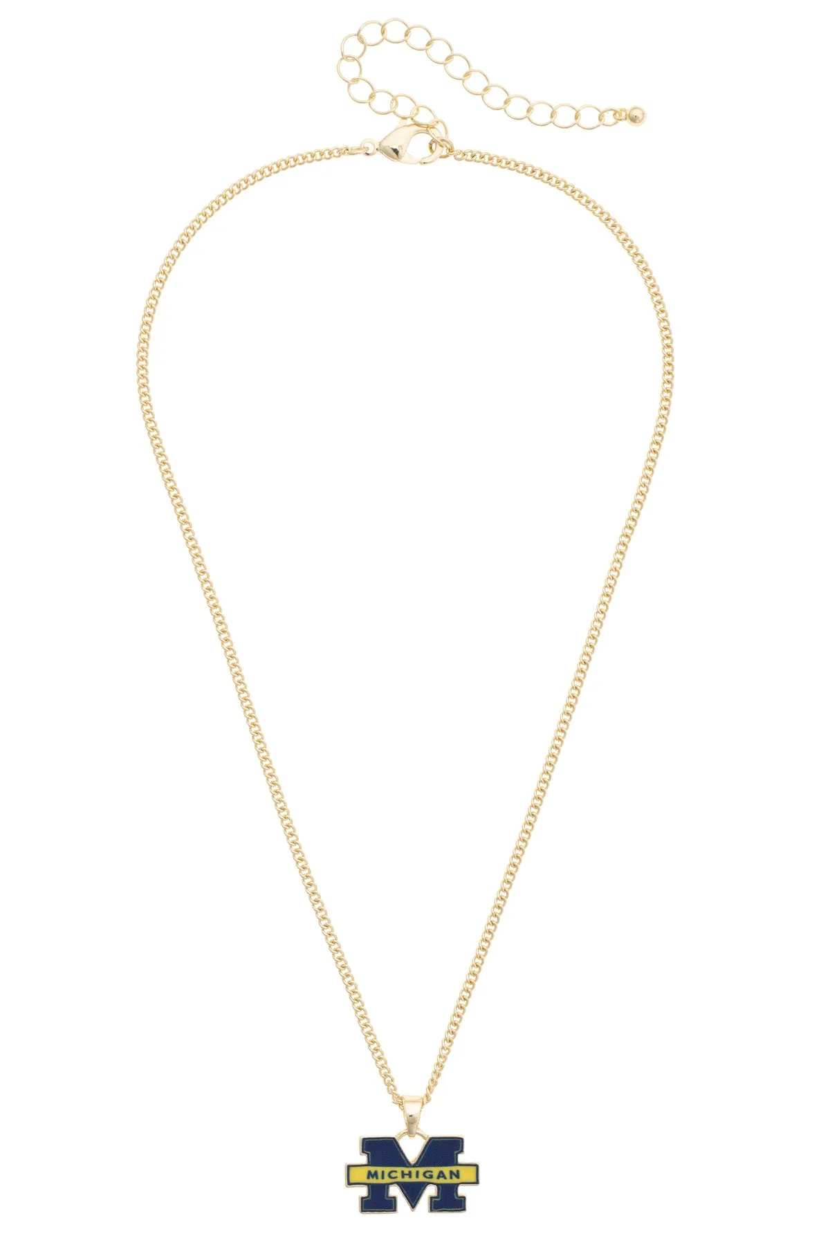 Michigan Wolverines Enamel Icon Necklace sold by Canvas Style
