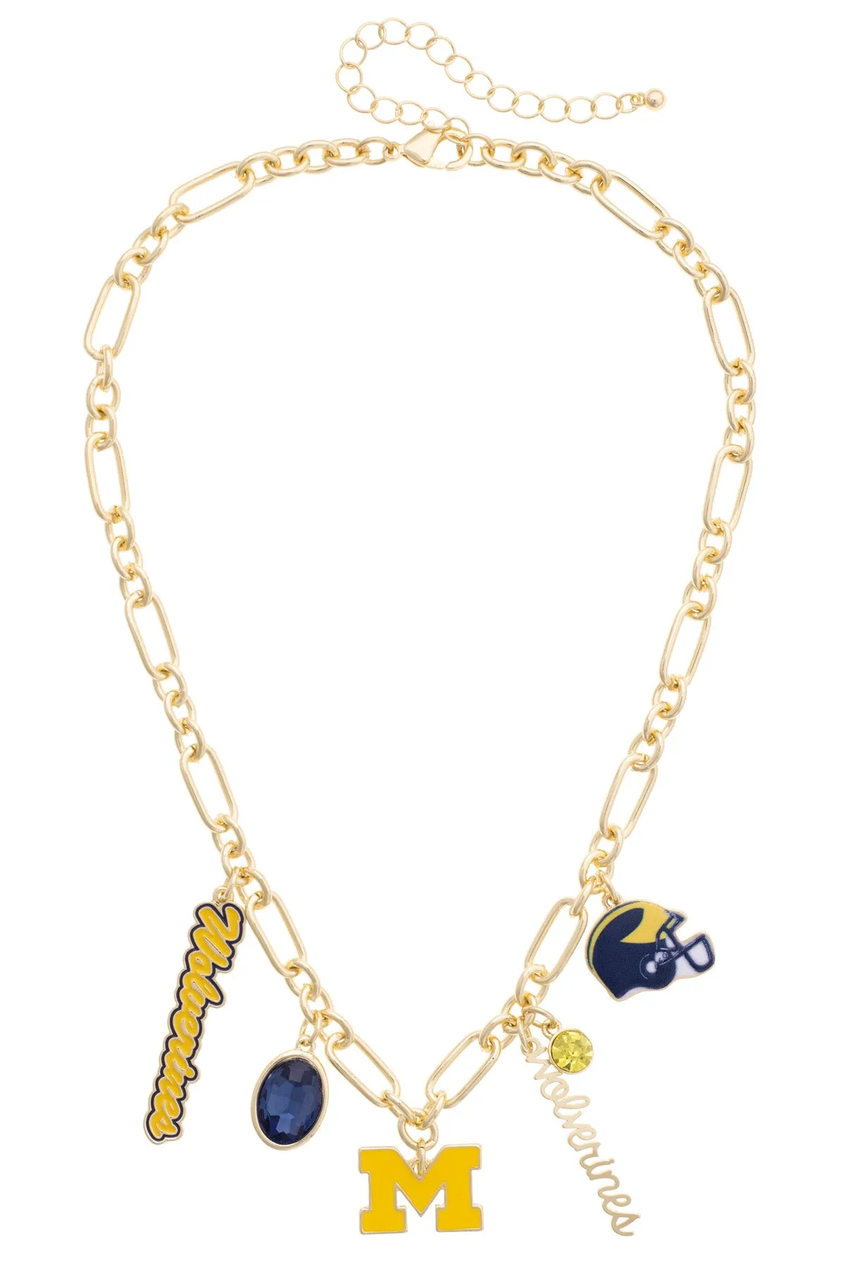 Michigan Wolverines Gameday Charm Necklace sold by Canvas Style
