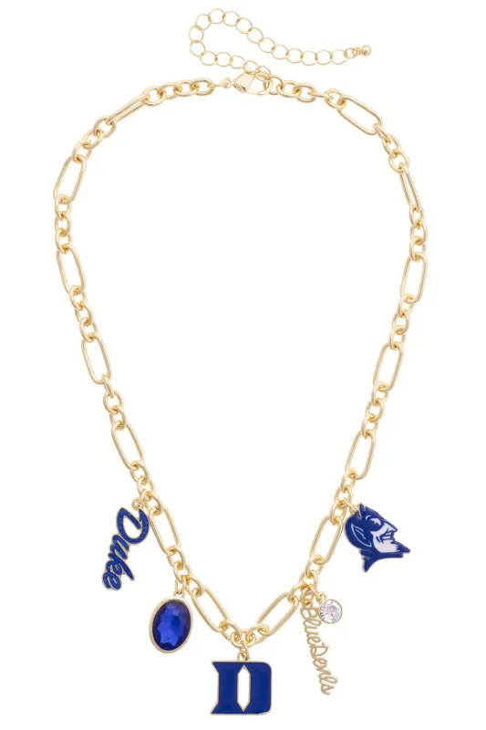 Duke Blue Devils Gameday Charm Necklace made by Canvas Style