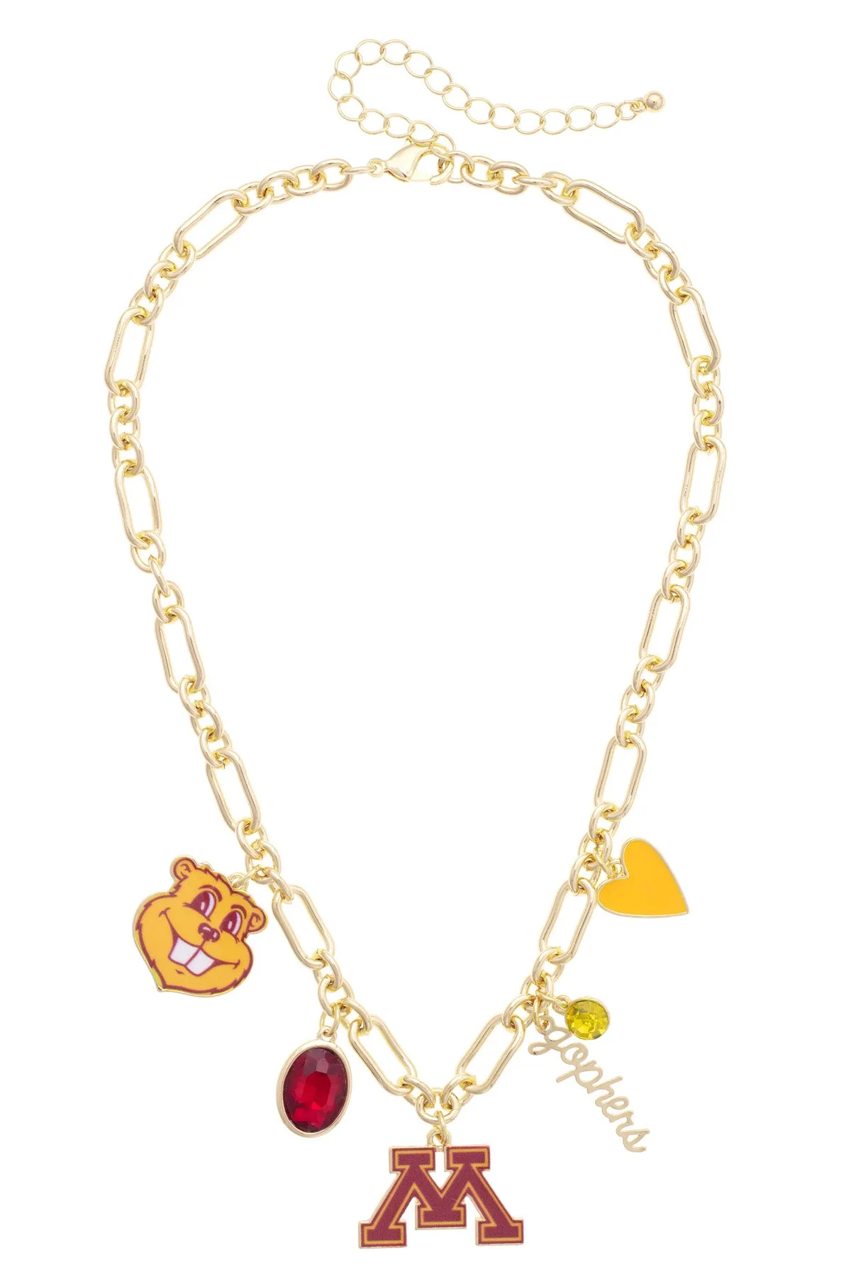 Minnesota Gophers Gameday Charm Necklace sold by Canvas Style