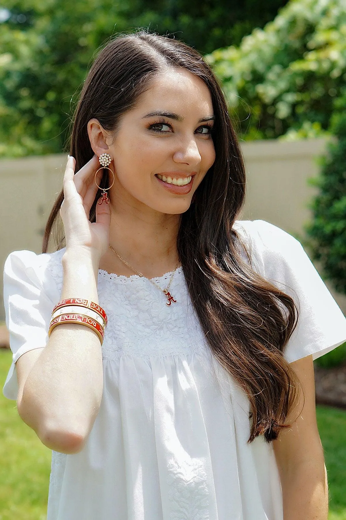 Alabama Crimson Tide Enamel Hinge Bangle - FINAL SALE sold by Canvas Style product image thumbnail 3