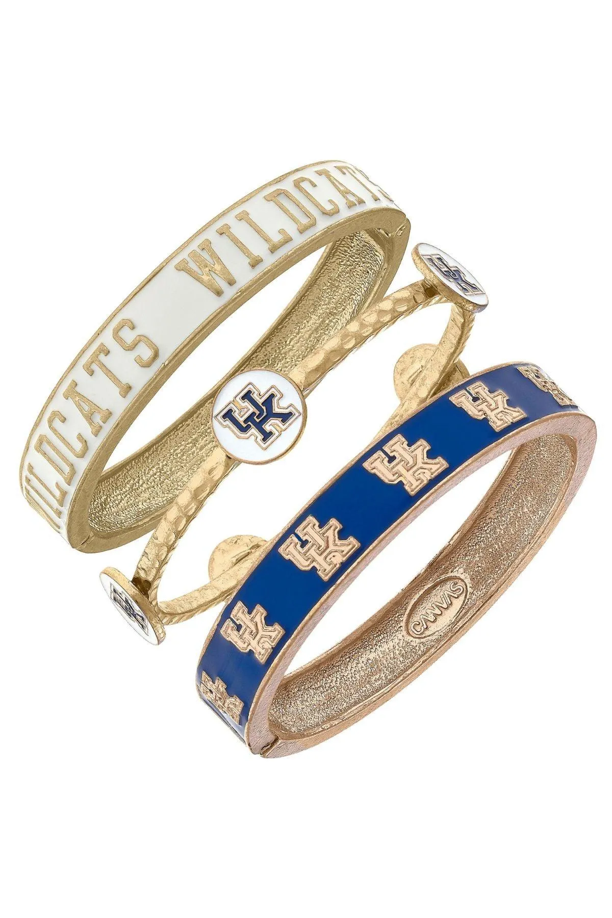 Kentucky Wildcats Enamel Bangle Stack (Set of 3) sold by Canvas Style