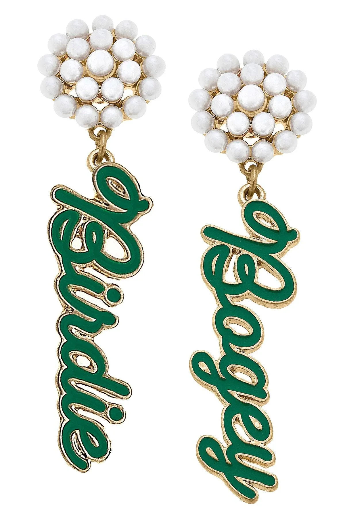 Bogey, Birdie Enamel Earrings sold by Canvas Style