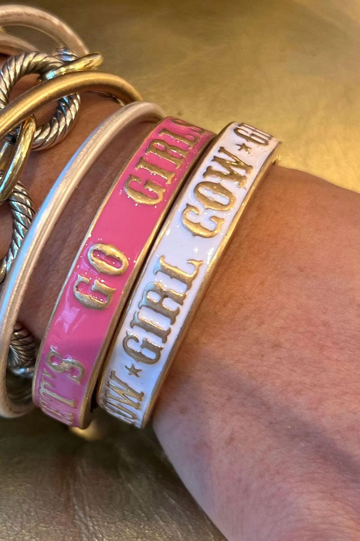 CANVAS Style x AP Style Cowgirl Bangle in White - FINAL SALE sold by Canvas Style product image thumbnail 3