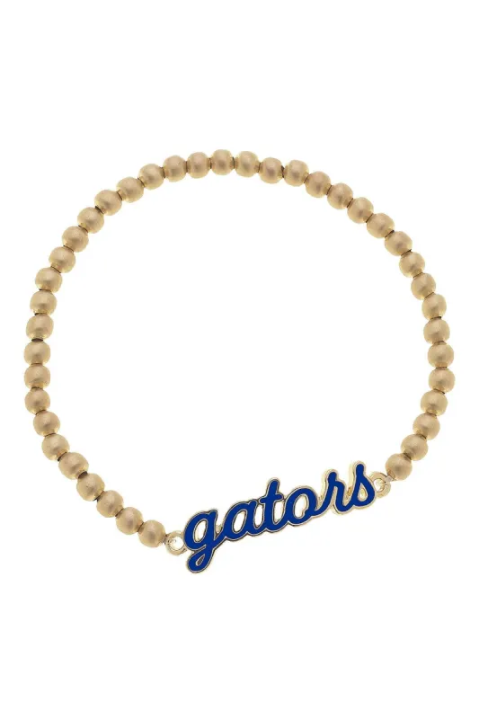 Florida Gators Enamel Script Stretch Bracelet sold by Canvas Style