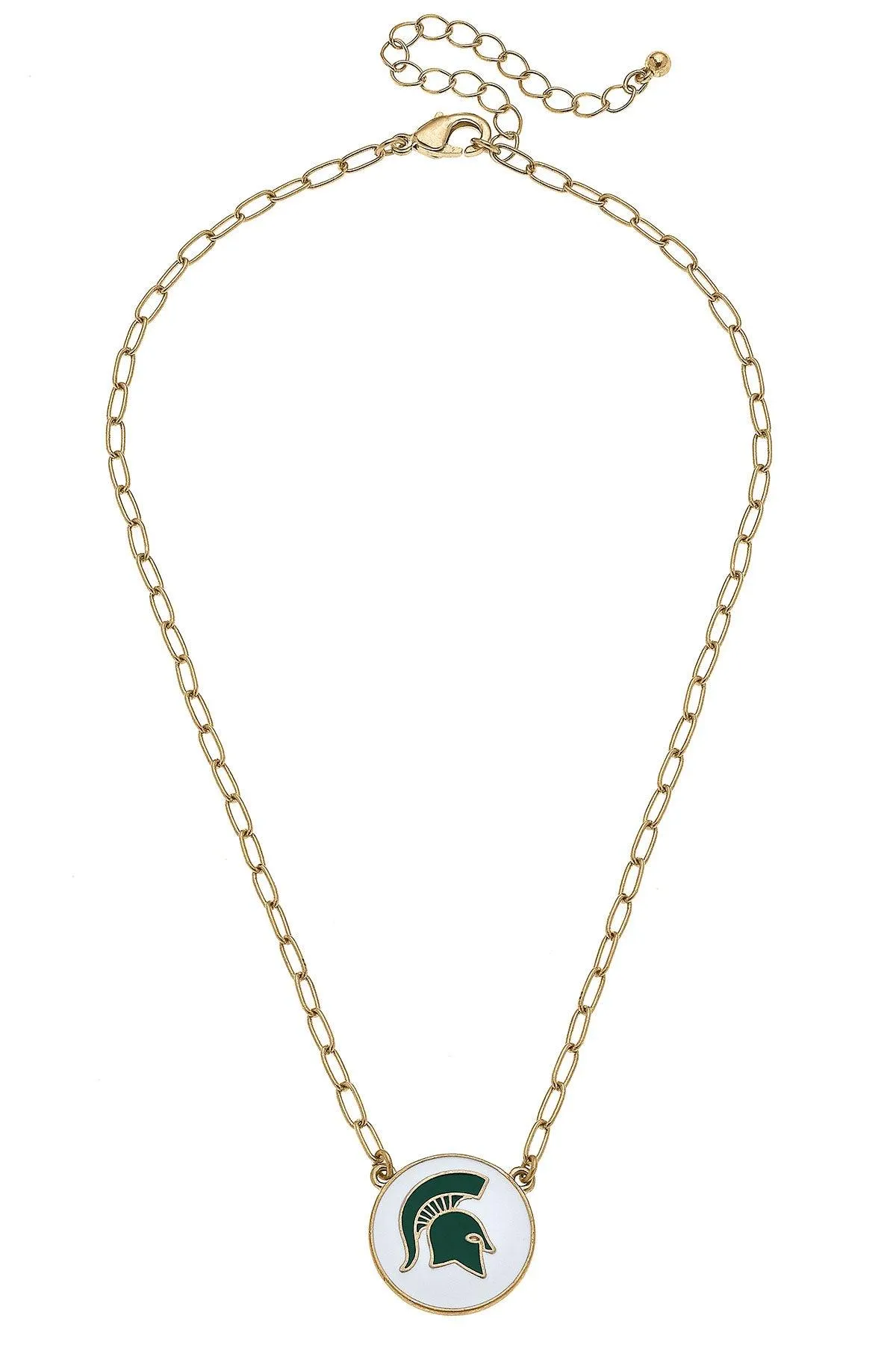 Michigan State Spartans Enamel Disc Pendant Necklace - FINAL SALE sold by Canvas Style product image thumbnail 3