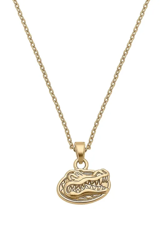 Florida Gators 24K Gold Plated Pendant Necklace sold by Canvas Style