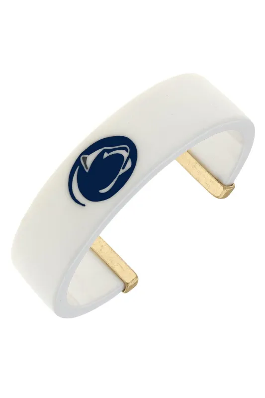 Penn State Nittany Lions Resin Logo Cuff Bracelet sold by Canvas Style
