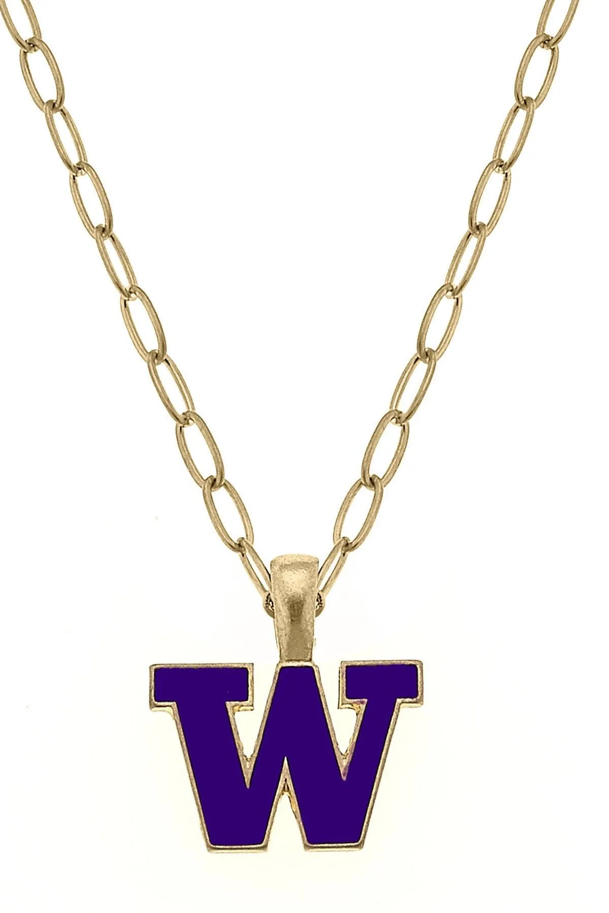 Washington Huskies Enamel Pendant Necklace - FINAL SALE sold by Canvas Style