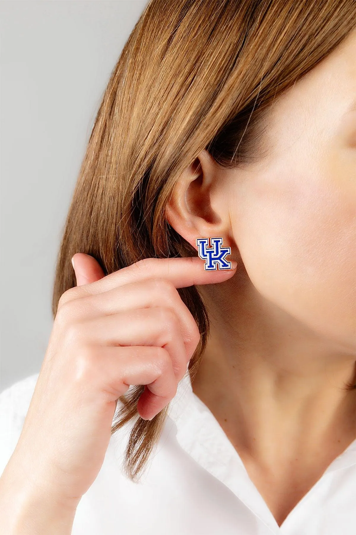 Kentucky Wildcats Enamel Stud Earrings sold by Canvas Style product image thumbnail 2
