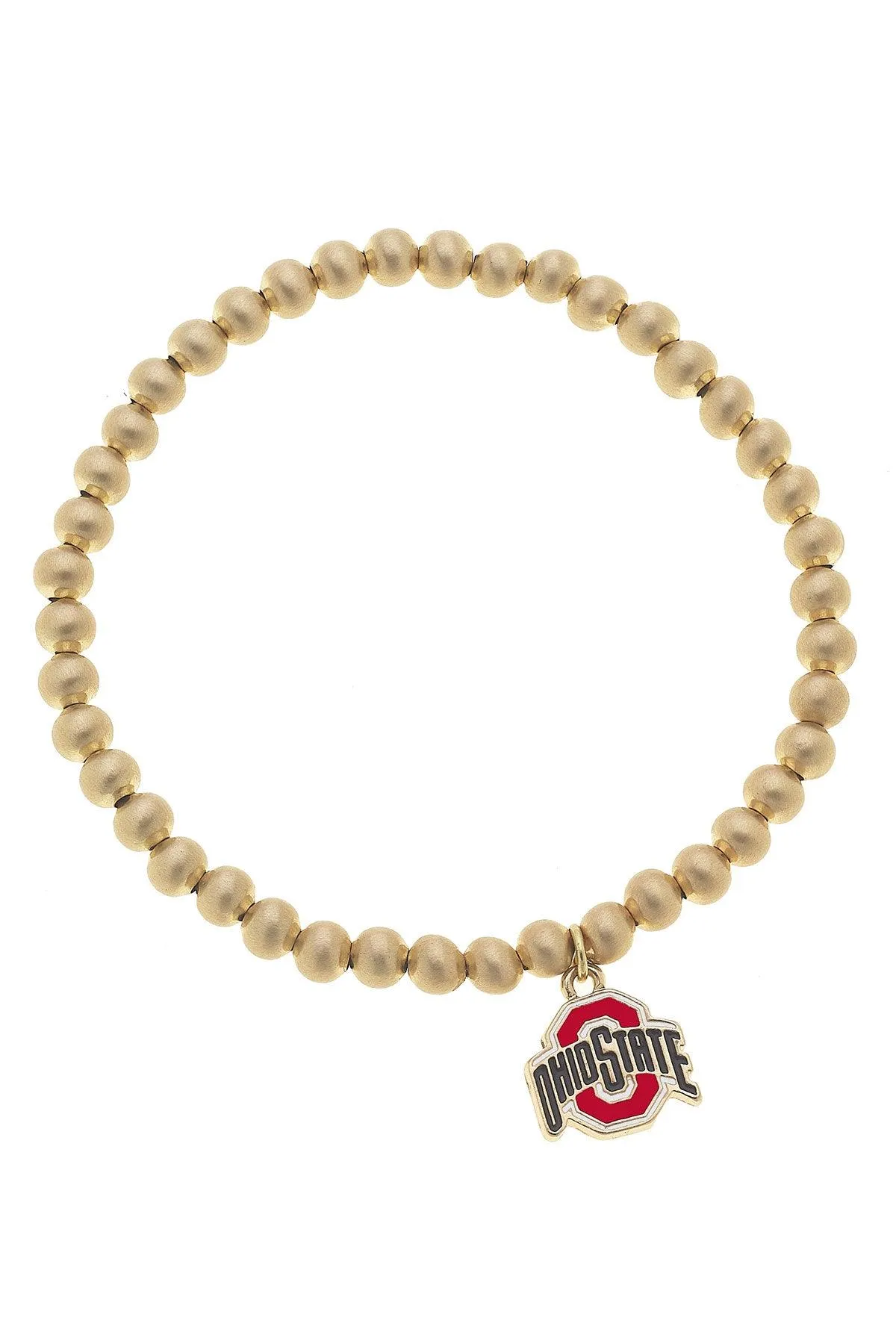 Ohio State Buckeyes Ball Bead Stretch Bracelet sold by Canvas Style