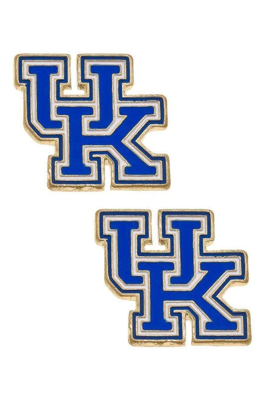 Kentucky Wildcats Enamel Stud Earrings sold by Canvas Style