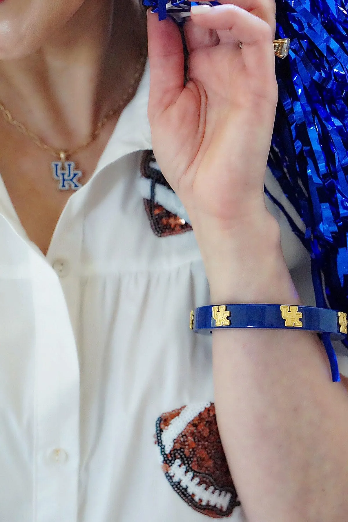 Kentucky Wildcats Resin Logo Bangle - FINAL SALE sold by Canvas Style product image thumbnail 2