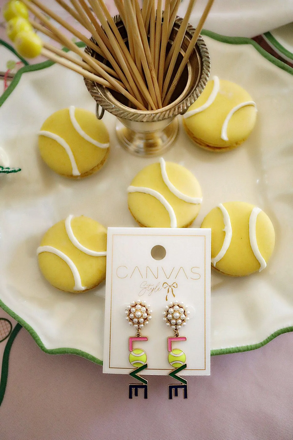 LOVE Enamel Earrings sold by Canvas Style product image thumbnail 2