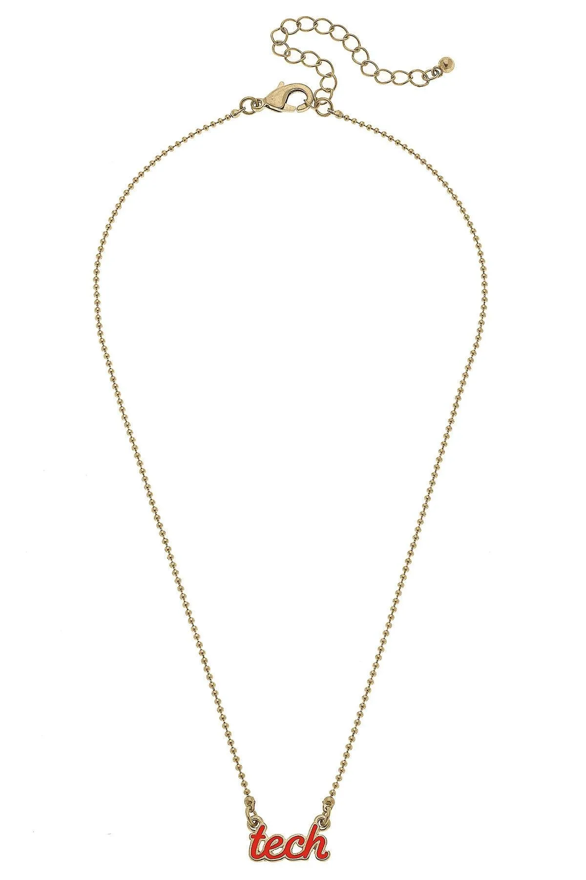 Texas Tech Red Raiders Enamel Script Necklace sold by Canvas Style product image thumbnail 3