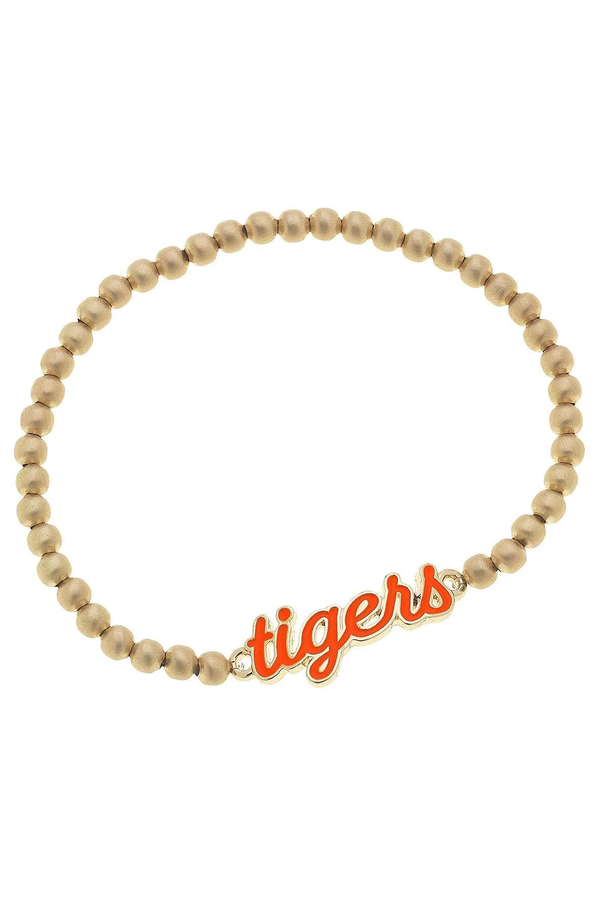 Auburn Tigers Enamel Script Stretch Bracelet sold by Canvas Style