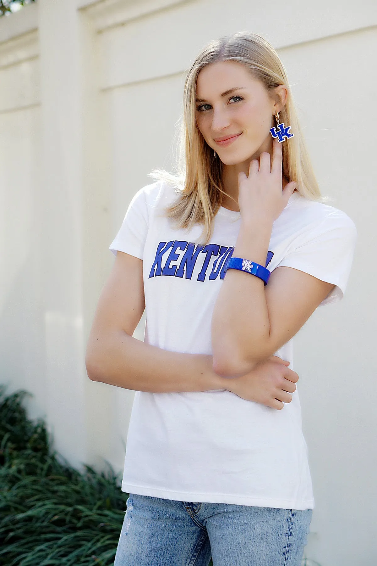 Kentucky Wildcats Resin Logo Cuff Bracelet sold by Canvas Style product image thumbnail 2