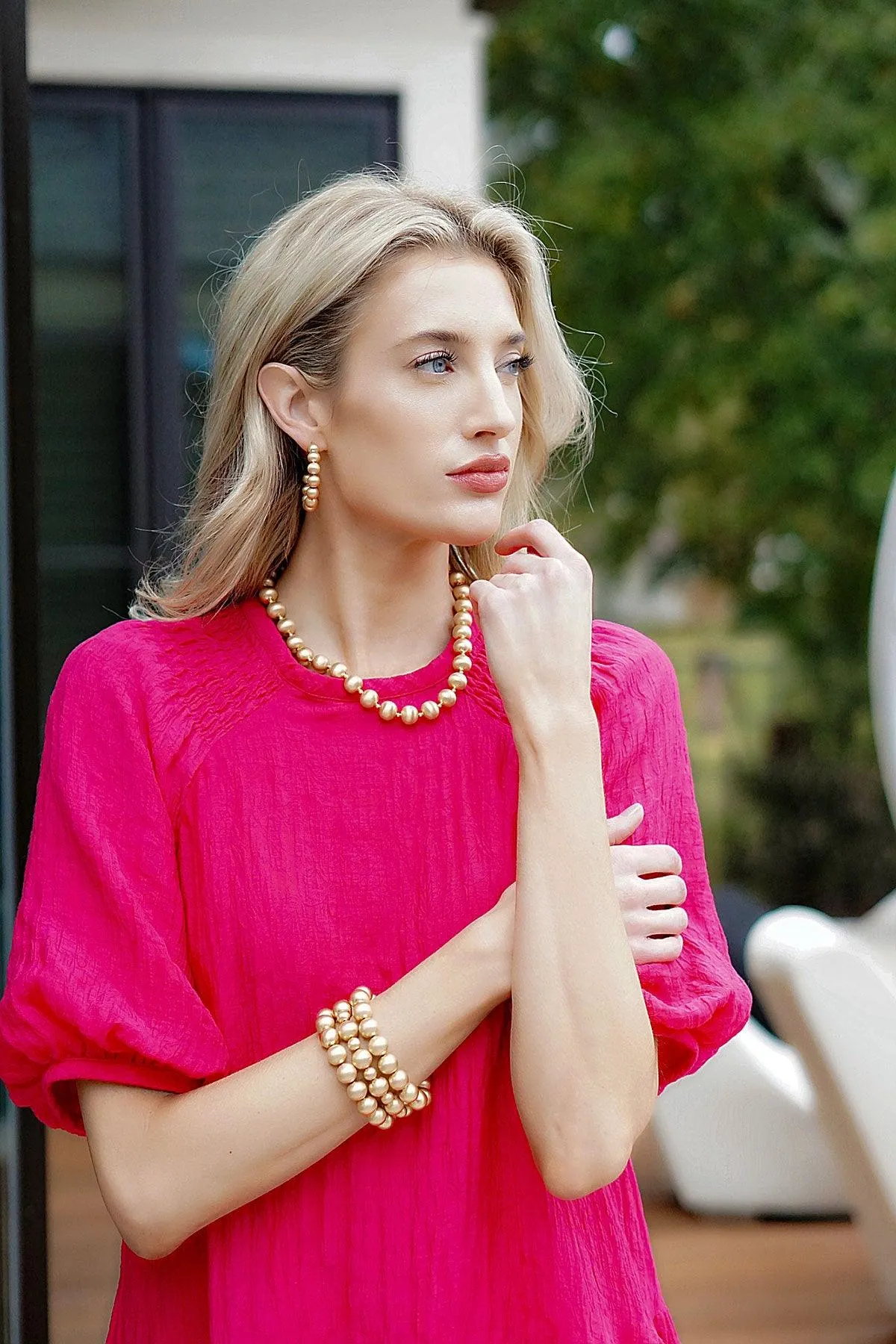 Phoebe Ball Bead Necklace sold by Canvas Style product image thumbnail 2