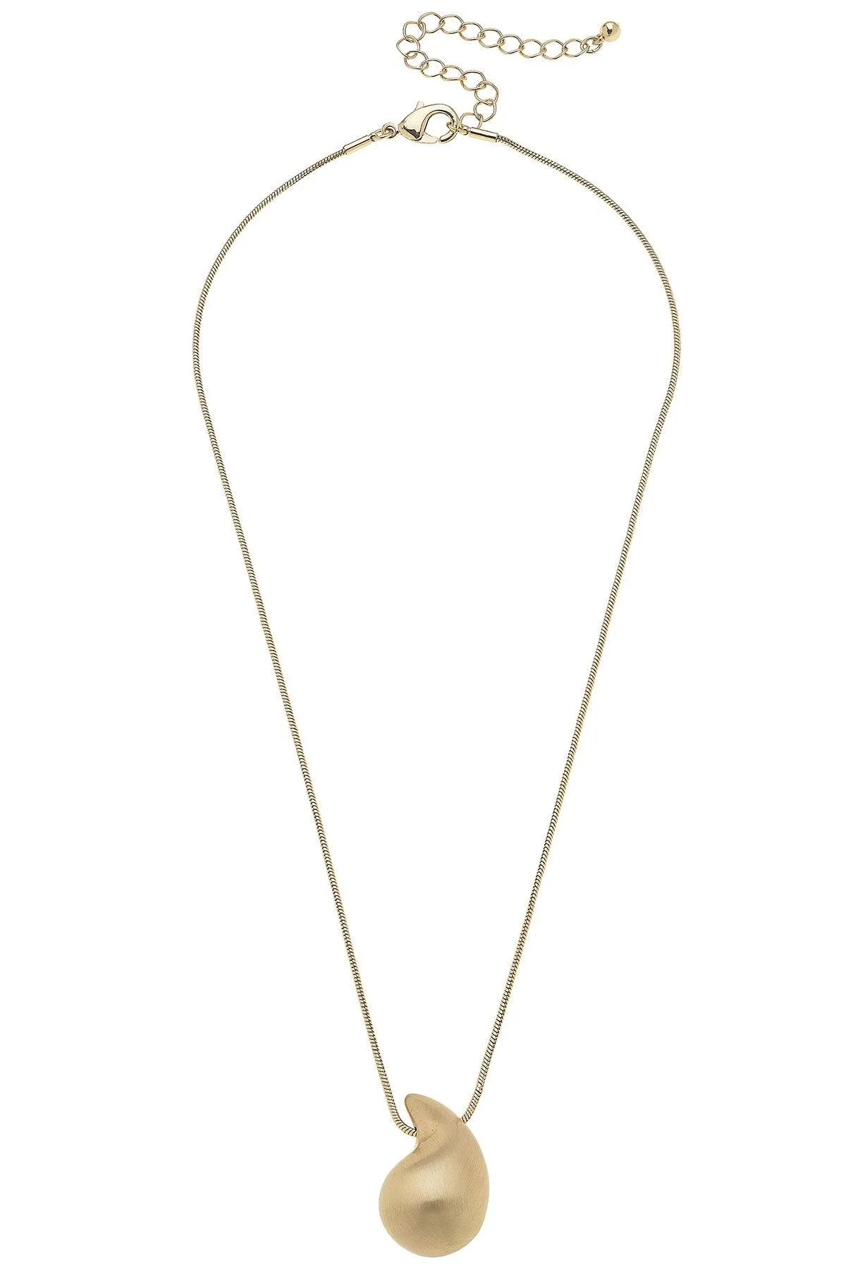 Icon Puffed Teardrop Necklace sold by Canvas Style product image thumbnail 2