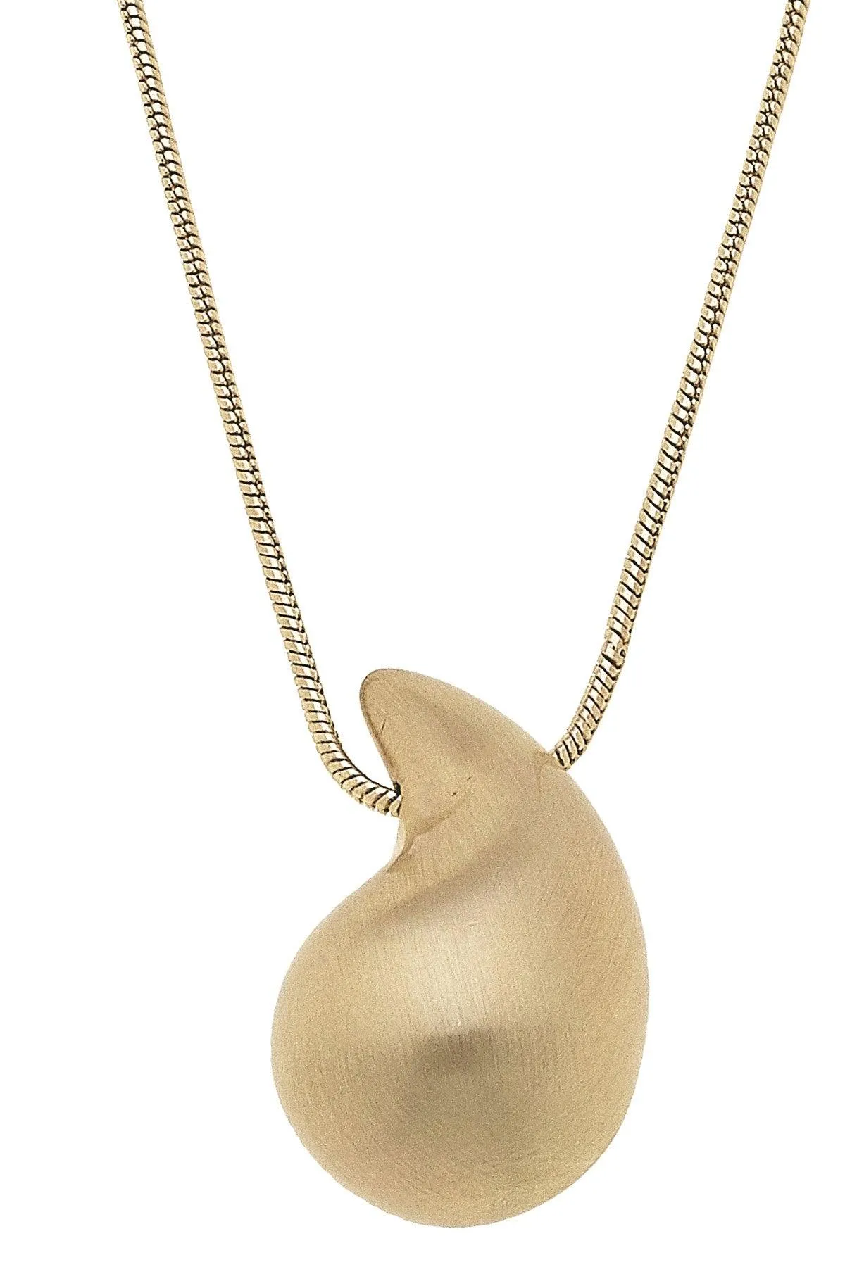 Icon Puffed Teardrop Necklace sold by Canvas Style