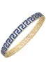 Ryan Game Day Greek Keys Enamel Bangle in Blue sold by Canvas Style